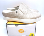Yellow Box Shoes Croc-Embossed Meredith Mule - Ivory , US 10M - £19.42 GBP