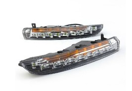 AupTech LED DRL Daytime Running Lights with Yellow Turn Signal for Volkswagen... - £192.72 GBP