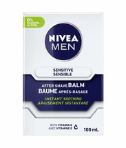 NIVEA FOR MEN Sensitive Post Shave Balm 3.30 oz (Pack of 6) - £71.93 GBP