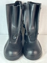 Vintage KCA US Military Weatherproof Rubber Boots Men&#39;s Size 12 Overboots Black - £11.61 GBP