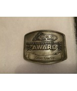 Vintage Southern CEDAR Coal Co Safety Award Belt Buckle AEP Fuel Supply NOS - $40.93 CAD