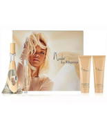 Nude by Rihanna 4 Pc GIFT SET .34+3.4oz 100 ml EDP + 3oz Body Lotion + 3... - $272.23 CAD