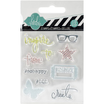 Hello Today Collection Memory Planner Clear Acrylic Stamps Mini Spire - £12.24 GBP