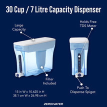 Zerowater 30 Cup Ready-Pour™ 5-Stage Water Filter Dispenser - £44.64 GBP