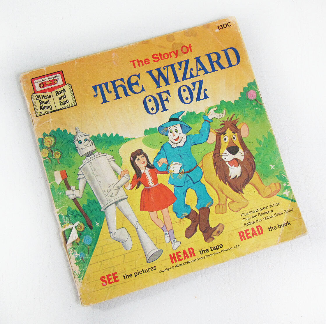 Primary image for Vintage The Story Of The Wizard Of Oz Read Along Walt Disney Storyteller Book