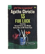 Agatha Christie 13 For Luck Vintage Paperback Book Classic Mystery - $422.44 MXN