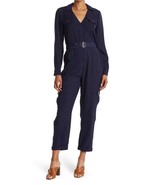 Ted Baker Flan Belted Long Sleeve Utility Jumpsuit  SZ US 4-6 ($315) Navy - $153.55 CAD