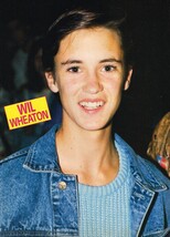 Wil Wheaton - Michael J Fox - 11" x 8" Teen Magazine Pinup Mini Poster C... - $7.94
