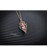 Brass Geometrical Pendant with rainbow Crystal, minimalist style every d... - $58.00