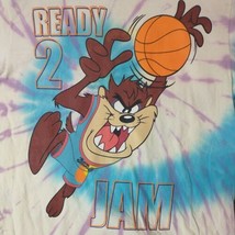 Taz Space Jam Tune Squad Shirt Mens Tie Dye Medium - $14.38