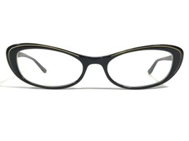 Oliver Peoples Margriet BK Eyeglasses Frames Black Round Cat Eye 50-18-137 - £81.79 GBP