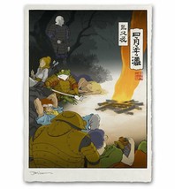 Chrono Trigger Japanese Edo Style Limited Giclee Poster Print Art 12x17 Mondo - £58.59 GBP