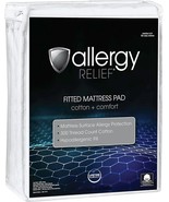 Fitted Mattress Pad For Allergy Relief, Twin. - $1,116.31 MXN