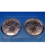 Tiffany and Co Sterling Silver Candlestick Pair Applied Gold Butterflies... - $50,893.27 MXN Tiffany and Co Sterling Silver Candlestick Pair Applied Gold Butterflies... - $50,893.27 MXN