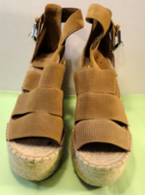 DESIGNER MARC FISHER CLOG HEELS WEDGE SANDALS SHOES WOMENS SIZE 7 - $24.82