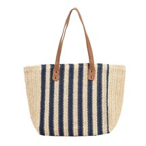 Summer Straw Woven Underarm Shoulder Bags for Women Large Capacity Seaside Beach - £31.65 GBP
