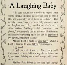 Mellin&#39;s Baby Food 1897 Advertisement Victorian Doliber Goodale Boston A... - $14.01 CAD