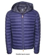 Save The Duck Men&#39;s GIGA Hooded Lightweight Jacket in Navy Blue $178 Sz ... - €107,46 EUR
