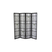4 Panel Shoji Screen - Black - $181.69