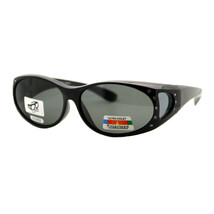 Womens Fit Over Glasses Polarized Sunglasses Oval Rhinestone Frame - £11.12 GBP+