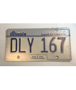 Illinois License Plate 1980&#39;s 1983 1984 1985 1986 DLY 167 - $12.97 CAD