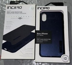Incipio Dual Layer Protection Blue Phone Case for Apple iPhone X - £6.78 GBP