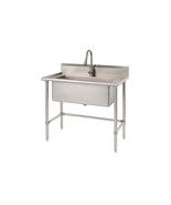 Trinity Utility Sink 41.7 in. x 24 in. x 49.2 in Stainles... - £456.44 GBP