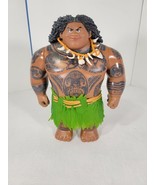 Moana Maui Action Figure Large Doll Tattoo Toy Grass Skirt Hasbro 2015 1... - $285.92 MXN