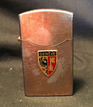 RARE Vtg Geneve Lighter Silver Tone Zenith for Pipe and Cigarettes - £31.93 GBP