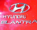 07 08 09 10 Hyundai Elantra Emblem Badge Logo Trunk Rear Nameplate Origi... - £18.81 GBP