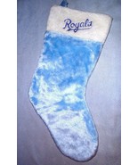 Kansas City Royals Christmas Stocking Light Blue Plush Embroidered - $15.03 CAD