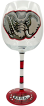 Big Al, University of Alabama Crimson Tide 8&quot; tall Wine Glass from Wine Things - £13.51 GBP