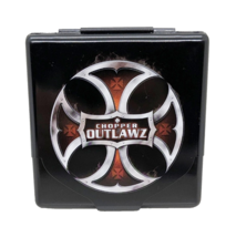 Nulite Chopper Outlawz Design King Size 3.5&quot; X 3.5&quot; Cigarette Tin Case - $8.90