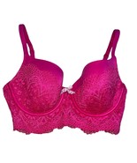 Body by Victoria&#39;s Secret Lined Demi Bra Hot Pink 32DD - £19.48 GBP