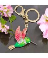 Hummingbird Keychain Hummingbird Charm Bird Animal Feature Keychain Spar... - $9.74