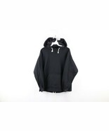 Vintage 90s Fila Mens Small Double Sided Spell Out Hoodie Sweatshirt Bla... - $80.74 CAD