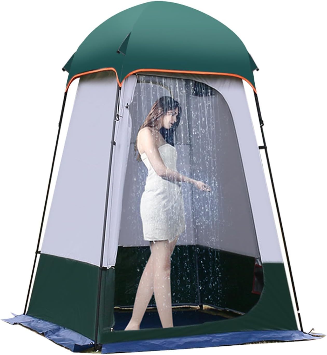 210D Oxford Cloth Waterproof Tent, Portable Toilet Shelter With Carry Ba... - $98.98