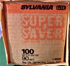 SYLVANIA 100W-90W/SS,  90-Watt A19 STANDARD Light Bulb120V 6-PACK NEW - £11.61 GBP