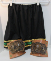 New Native American Seminole Girl&#39;s XL Black Handmade Ribbon Skirt - £24.42 GBP