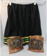 New Native American Seminole Girl&#39;s XL Black Handmade Ribbon Skirt - $577.31 MXN