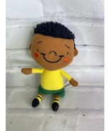 Zumbini Time TJ Mini Plush Stuffed Toy Boy Doll African American - £7.16 GBP