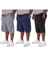 Men&#39;S Big &amp; Tall 3-Pack Dry Fit &amp; Mesh Active Athletic Perfomance Shorts... - €53,20 EUR