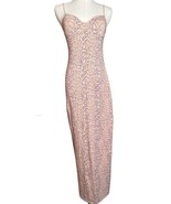 Victoria&#39;s Secret Womens 34B Pink Snakeskin Underwire Lingerie Maxi Gown... - $29.69