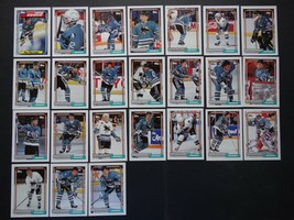 1992-93 Topps San Jose Sharks Team Set of 24 Hockey Cards - £5.23 GBP