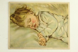 VINTAGE Baby Art Print Cereal Premium Purina Ralston Whole Wheat C 2888 A-8-30 - £12.99 GBP