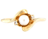 Diamond Women&#39;s Fashion Ring 14kt Yellow Gold 292518 - £103.43 GBP