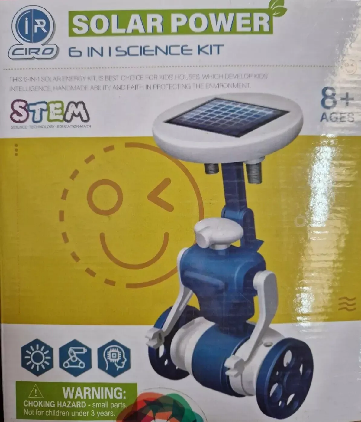 6in1 Solar Robot Model Kit DIY - Ciro Children&#39;s Science Toy (No Box Inc... - €15,44 EUR