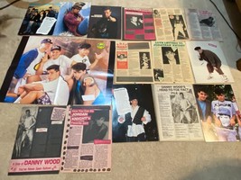 New Kids on the block teen magazine pinup poster clippings Donne Wahlber... - $225.25 MXN