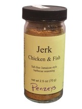 Jerk Chicken &amp; Fish By Penzeys Spices 2.5 oz 1/2 Cup Jar Exp 6/2026 - $17.77