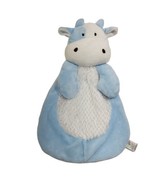 Baby Gear Plush Lovey Cow Blue and White Security Blanket Toy 2012 15&quot; - £8.20 GBP